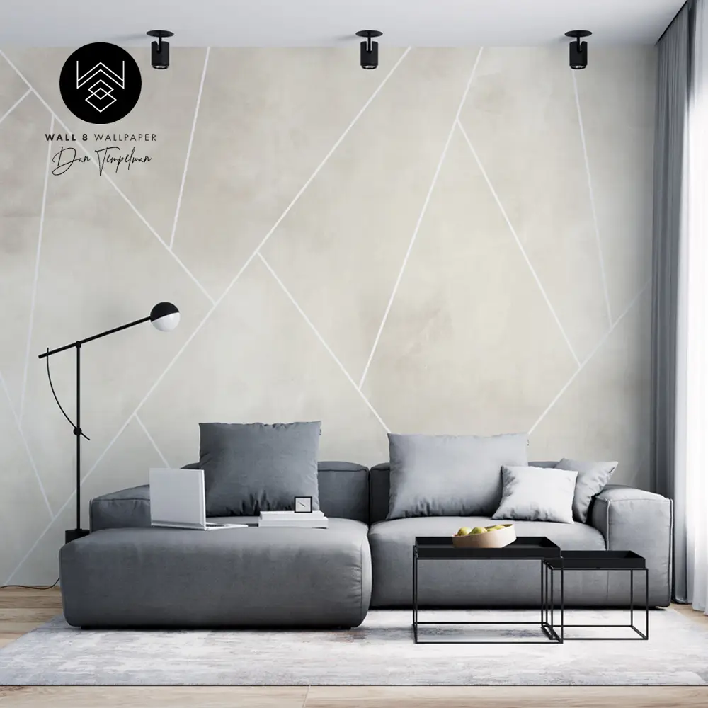 טפט דמוי בטון בז'